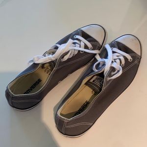 Converse olive green/grey shoes